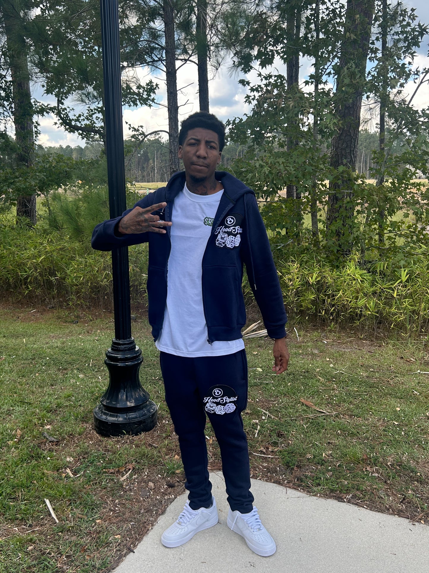 Navy Blue Paiders Tracksuit