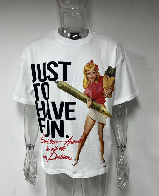 White Bag Girl Tee