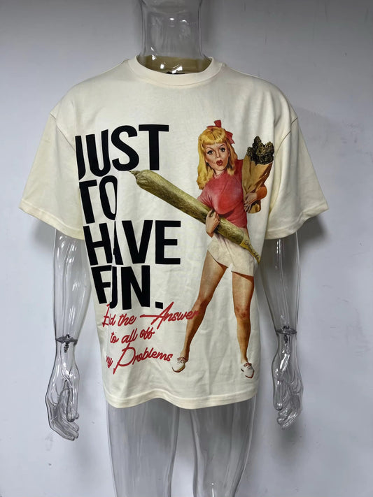 Crème Bag Girl Tee